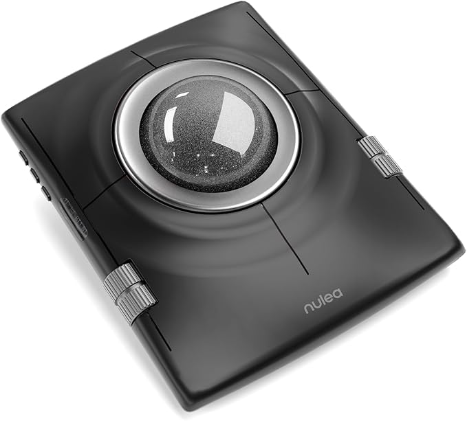 Nulea Wireless Trackball Mouse, Ergonomic 55mm Trackball, Adjustable DPI by Nulea