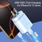 USB C Phone 16 15 Charger Fast Charging, 30W Phone 16 15 Pro Max Charger Block - Image 3