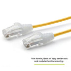 TRUECABLE Cat6 Component Rated Patch Cable, Unshielded, 28AWG Solid Copper - Image 3