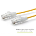 TRUECABLE Cat6 Component Rated Patch Cable, Unshielded, 28AWG Solid Copper - Image 3