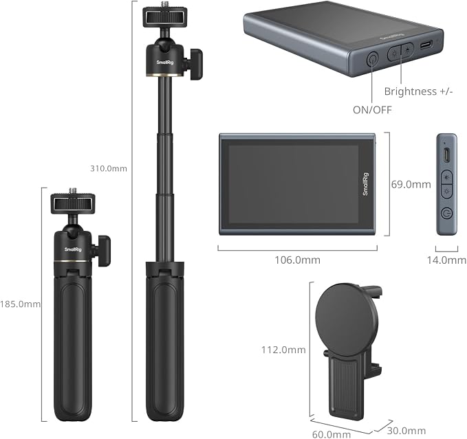 SmallRig Phone Vlog Selfie Monitor Screen - Image 9