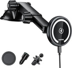 for Magnetic Magsafe Car Mount Charger, Wireless Car Charger by MAGJIEYX