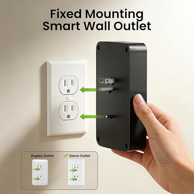 GHome Smart Power Strip, 1800W/15A High Power Devices Support Surge Protector - Image 5