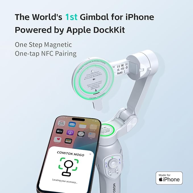 MOGO Only for iPhone, Gimbal Stabilizer for iPhone, Cell Phone Gimbal Stabilizer - Image 2