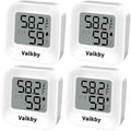 Indoor Humidity Meter Hygrometer 4Pack, Room Thermometer by Vaikby
