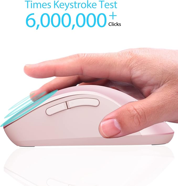 memzuoix 2.4G Wireless Mouse, 1400 DPI Mobile Optical Cordless Mouse - Image 2