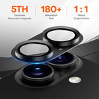 Camera Lens Protector for iPhone 16/16 Plus, Aluminum Alloy Sapphire Glass - Image 3