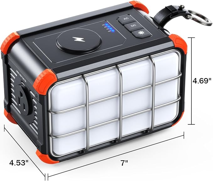 BROWEY Portable Power Station 153Wh Camping Small Solar Generator - Image 8