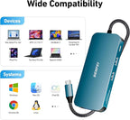 BENFEI 11-in-1 USB C Hub Triple Display Docking Station Dual HDMI, 3*USB 3.0 - Image 6