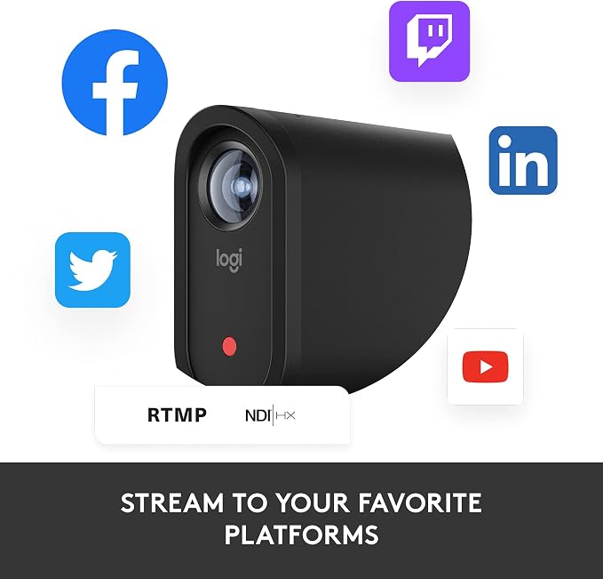 Logitech for Creators Mevo Start, Wireless Live Streaming Camera, 1080p HD - Image 9