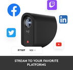 Logitech for Creators Mevo Start, Wireless Live Streaming Camera, 1080p HD - Image 9