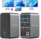 TobenONE Docking Station 3 Monitors, Laptop Docking Station by TobenONE