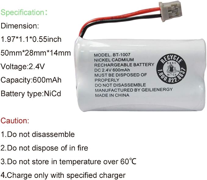 GEILIENERGY BBTY0651101 Battery Compatible - Image 2