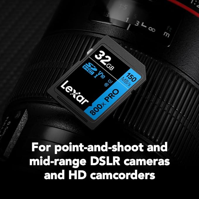 Lexar 32GB High-Performance 800x PRO SD Card, - Image 4