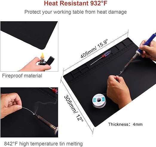 Premium Heat Resistant 932°F Anti Static Mat, HPFIX ESD Mat - Image 5