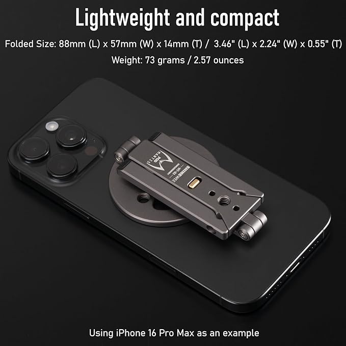 Magnetic Tripod for iPhone 12/13/14/15/16 & MagSafe Cases | Handy Phone Stand | - Image 8