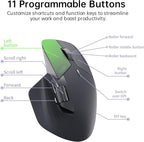 Rapoo MT760 Multi-Device Wireless Mouse, 11 Programmable Buttons, 4K DPI - Image 6