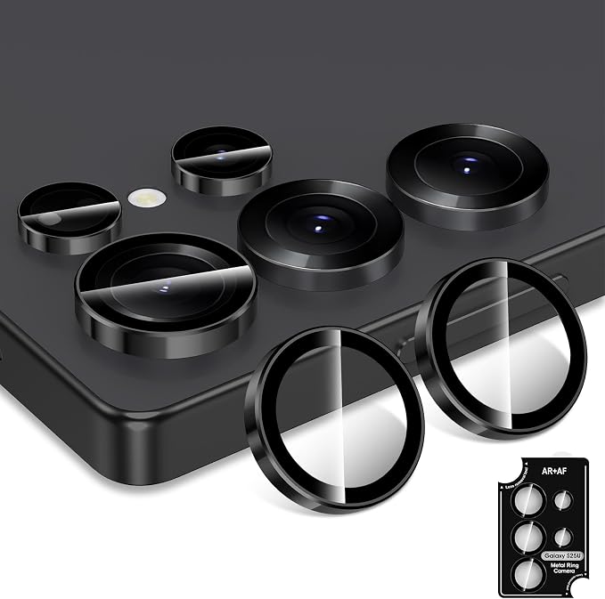 for Samsung Galaxy S25 Ultra Camera Lens Protector, Individual Metal Ring - Image 2
