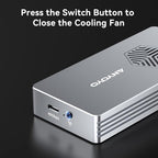 ANYOYO 40Gbps M.2 NVMe SSD Enclosure - Image 3
