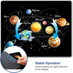 Solar System Planets Stars and Milky Way Galaxy Space Gaming Mouse Pad Square - Image 6