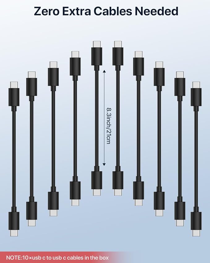 SooPii USB Charging Station, 100W Fast Charging Station - Image 9