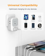 TESSAN USB Charger Block, Wall Plug Adapter - Image 2