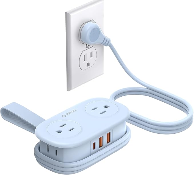 ORICO Blue Travel Power Strip PD20W by PioneerDataSolutionPowerYourFuture