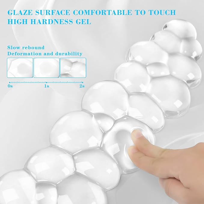 Gel Cloud Keyboard Wrist Rest, Cute Wrist Support and Arm Support Keyboard Rest - Image 4