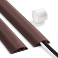 Floor Cable Cover 3ft Brown, LZEOY Cord Covers by LZEOY