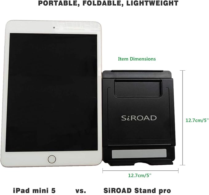 Foldable Portable and Angle Adjustable Phone Tablet Stand Holder - Image 4