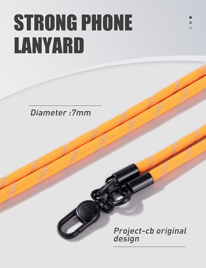 project-cb Phone Lanyard×1, Phone Tether Tab×2, Cell Phone Lanyards - Image 2