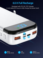 Portable Charger 32000mAh, 22.5W QC 3.0 PD 20W Smart LED Display Fast Charging - Image 4