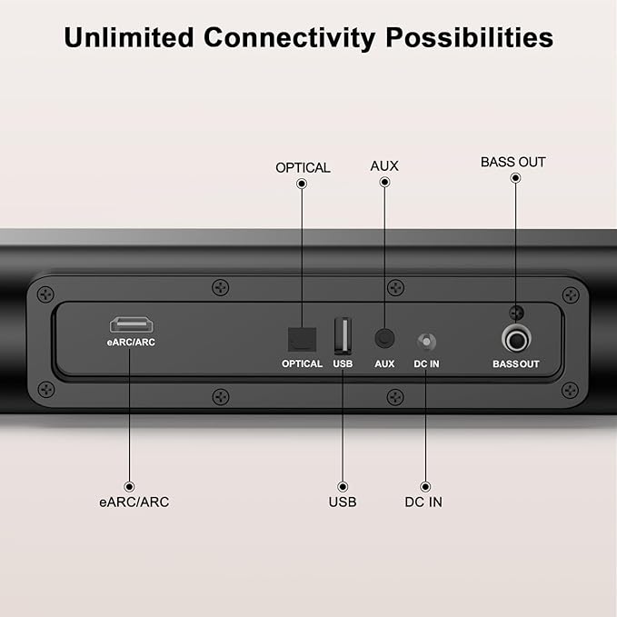 Hiwill 2.1CH Dolby Atmos Soundbar - Image 9
