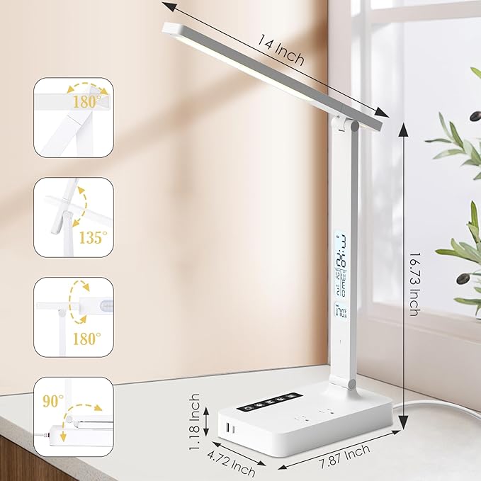 Infiway Desk Lamp with USB Charging Port: LED Desk Lamps - Image 7