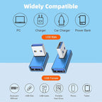 AreMe 90 Degree USB 3.0 Adapter 4 Pack, Up and Down Angle, Left and Right Angle - Image 5