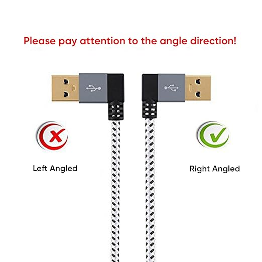 CableCreation [2-Pack Short USB 3.0 Extension Cable Right Angle, 1FT Male to - Image 4