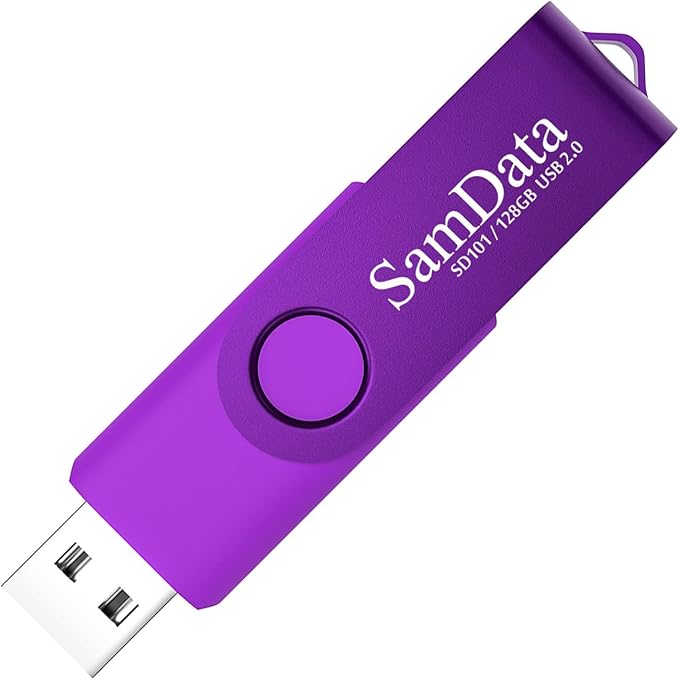 SamData 128GB USB Flash Drives 1 Pack 128GB Thumb Drives Memory Stick Jump Drive by SamData