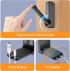 2-Pack Headphone Stand, Sticky Adhesive Headset Hanger - Image 3