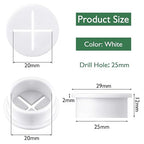 20Pcs Desk Grommet, Flexible Rubber Wire Grommets, Wall Grommets - Image 2
