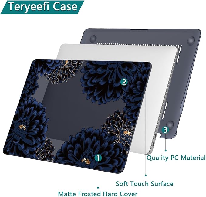 Teryeefi for MacBook Air 13 inch Case Release 2018 2019 2020, Fits Model A2337 - Image 5