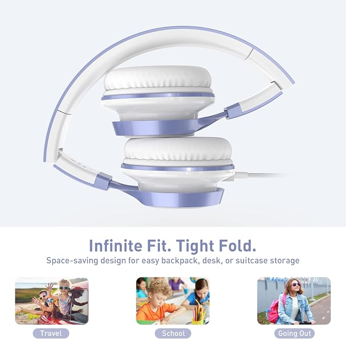 AILIHEN Kids Headphones for School Boys, Headphones - Image 4