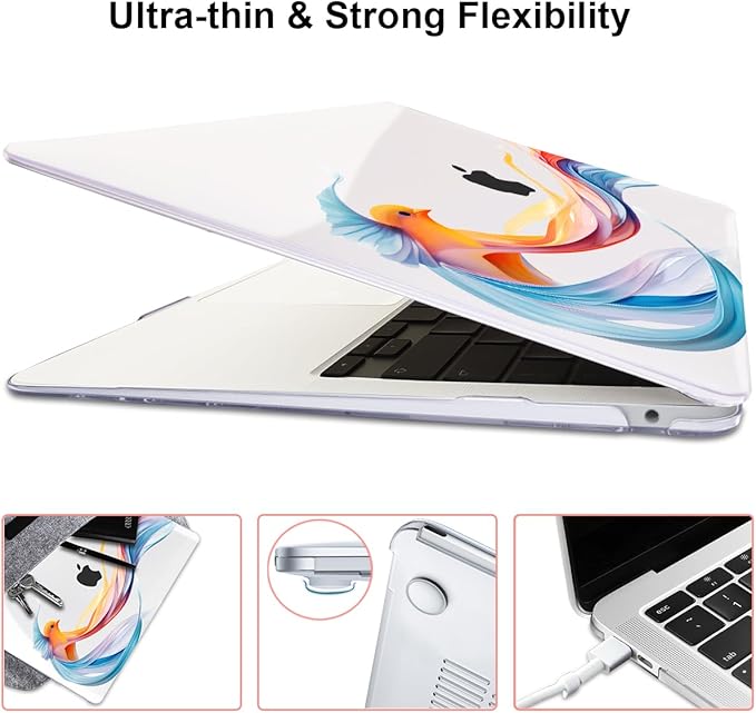 Compatible with 2021 2020 2019 2018 MacBook Air 13 inch Case M1 A2337 A2179 - Image 5