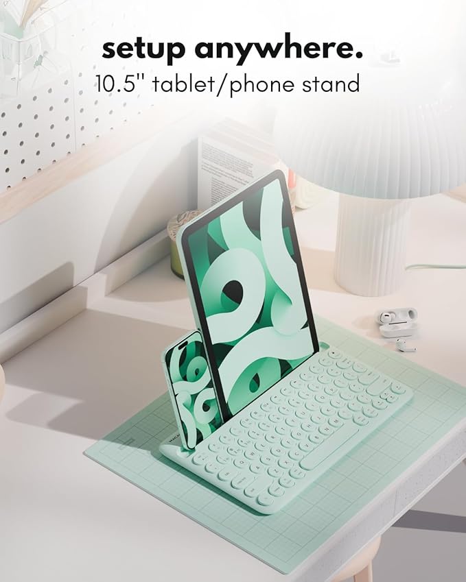 Macally Bluetooth Keyboard for Tablet | Wireless Keyboard for iPad mini/Air/Mini - Image 4