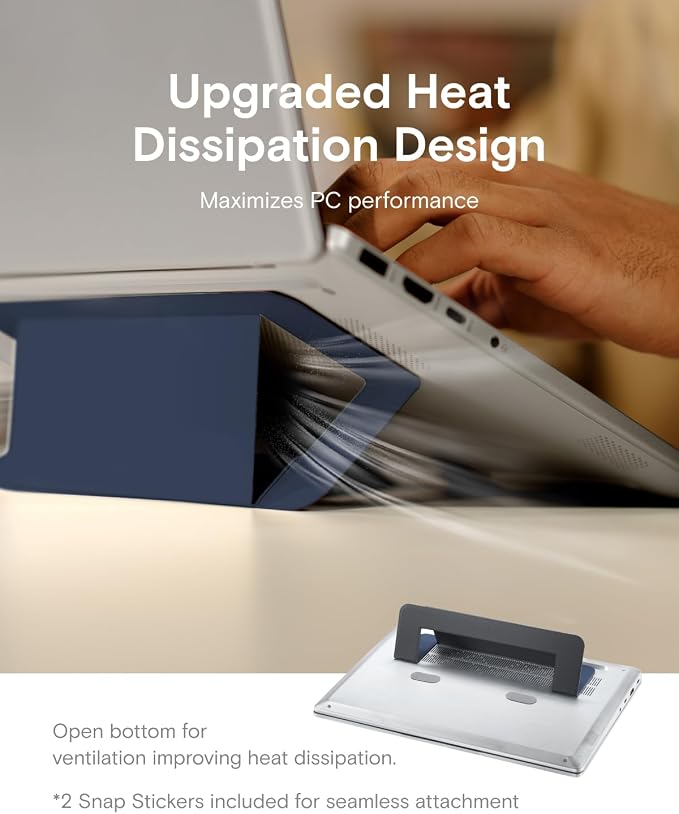 MOFT Laptop Stand for Desk, Adhesive Airflow Laptop Cooling Riser for Heat - Image 6