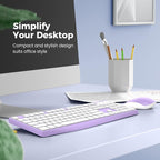 Wireless Keyboard and Mouse Combo, Lovaky 2.4G Full-Sized Ergonomic Keyboard - Image 6