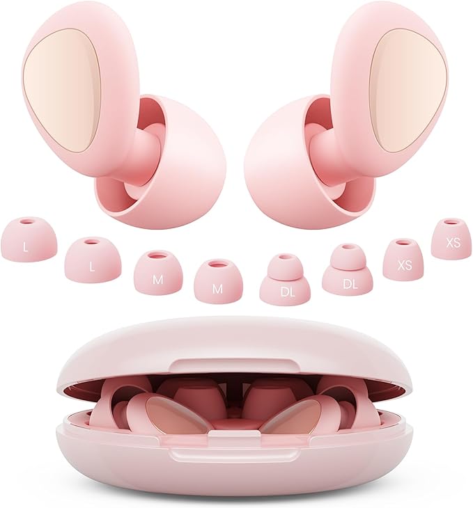 Ear Plugs for Sleeping Noise Cancelling, 45dB Reusable Silicone Ear Plugs for by EURPMASKChoosethecolorofeurope