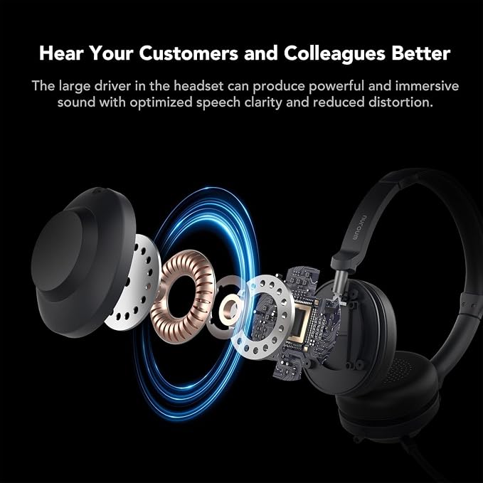 NUROUM HP21 USB Headset with Microphone - Image 4