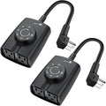 G-Homa Outdoor Timer, Dusk to Dawn Timer, Outdoor Light Timers Waterproof by G-Homa