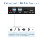 KVM Switch hdmi 1 Monitors 2 Computers 4K@60Hz, usb3.0 Devices Keyboard Mouse - Image 6