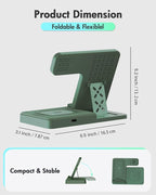 Wireless Charger Stand Charging Station: 3 in 1 Charger Multiple Devices - Image 4
